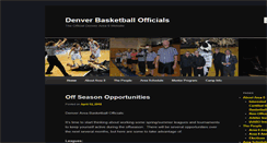 Desktop Screenshot of denverbasketballofficials.com